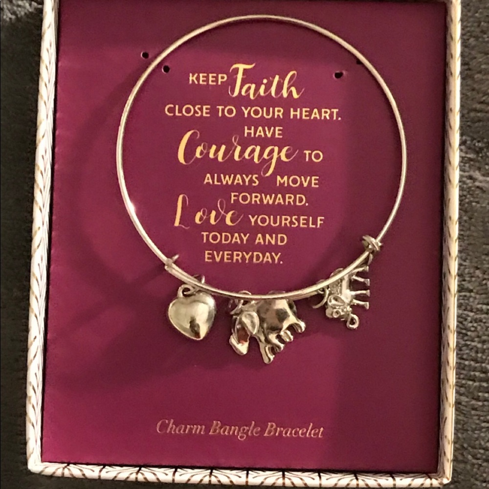 Elephant themed bangle/ bracelet